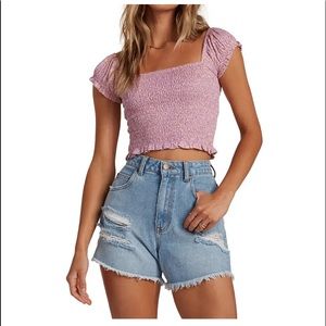 purple billabong top